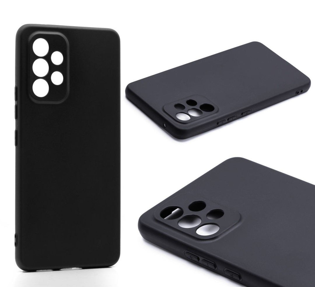 

Силиконовый чехол TPU Case матовый для Samsung A53 черный