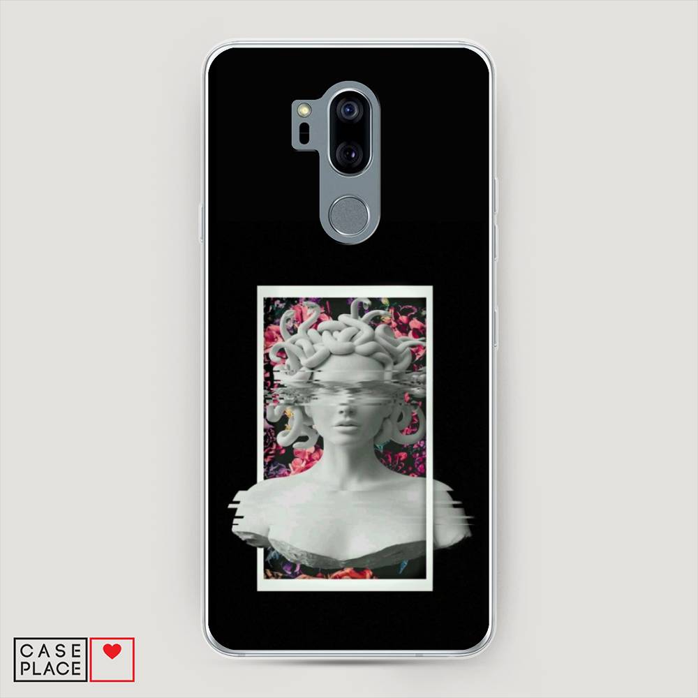 

Чехол на LG G7 ThinQ "Web Punk Медуза Горгона", Черный;серый, 83450-6