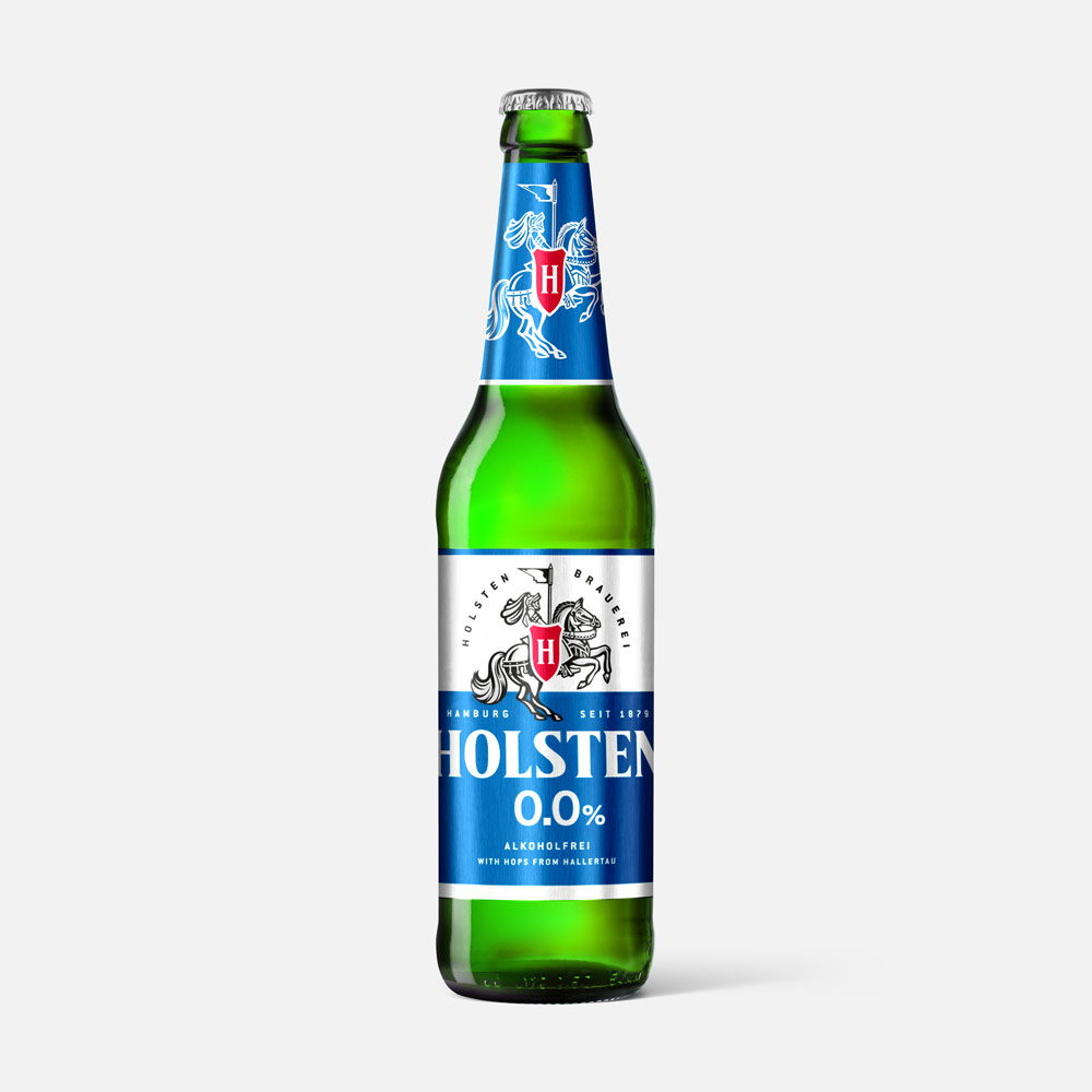 Безалкогольное светлое пиво Holsten, в бутылке, 0,45 л