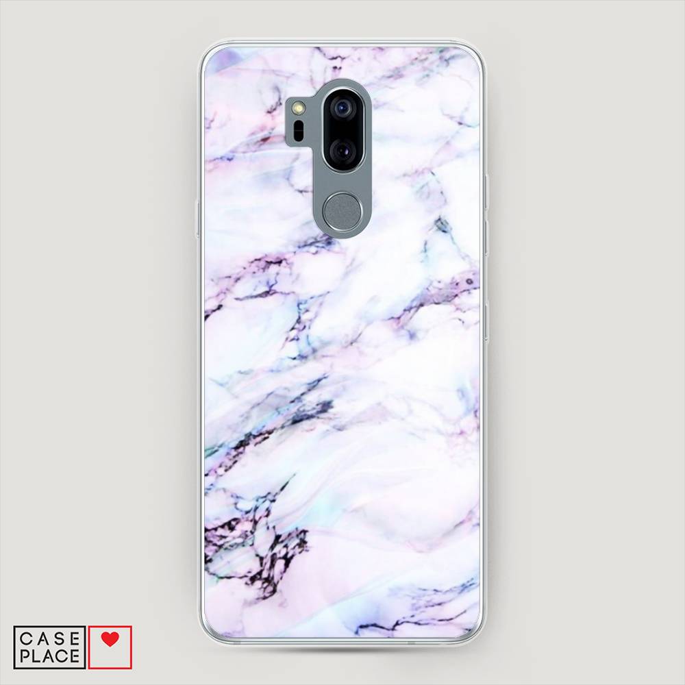 

Чехол на LG G7 ThinQ "Радужный мрамор", Серый;фиолетовый, 83450-3