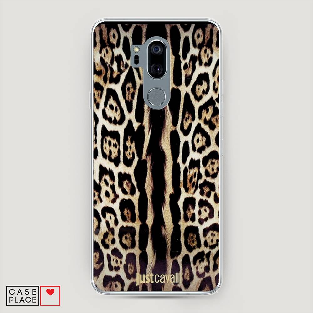 

Чехол на LG G7 ThinQ "Леопард кавалли", Черный;коричневый, 83450-1