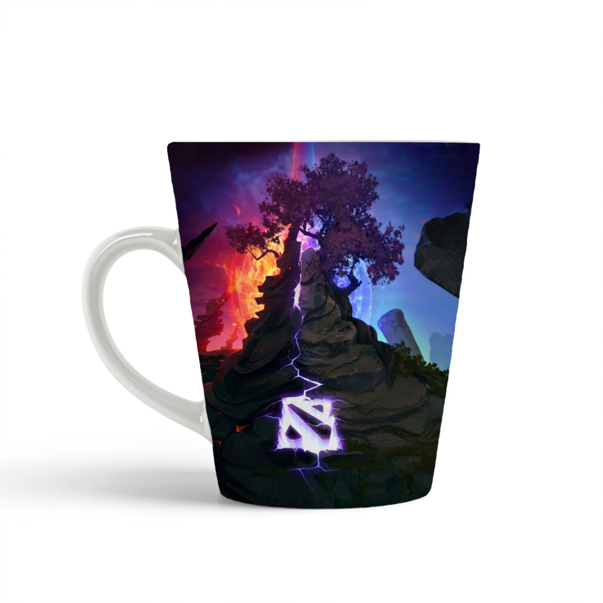 

Кружка-латте CoolPodarok фон карта дота2 dota