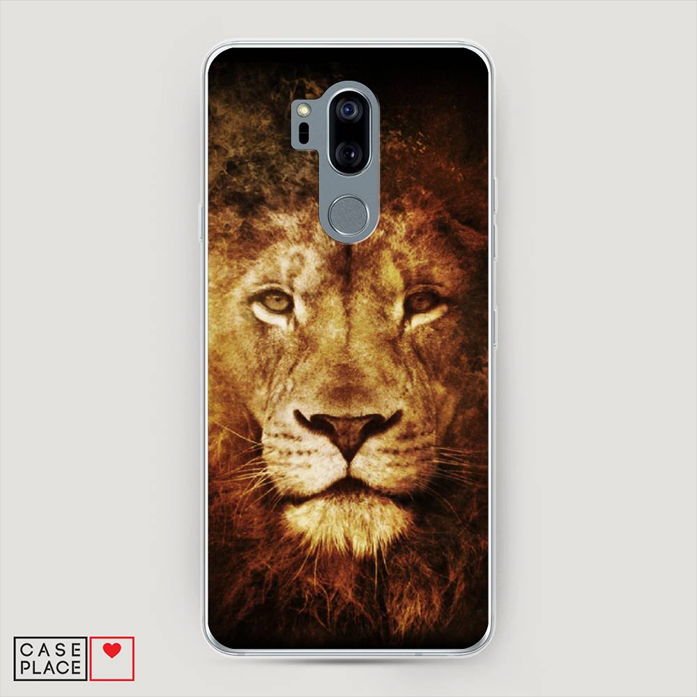 

Чехол на LG G7 ThinQ "Лев", Черный;коричневый;желтый, 83450-6