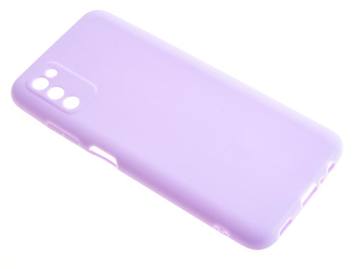 фото Силиконовый чехол tpu case для samsung a03s violet pc