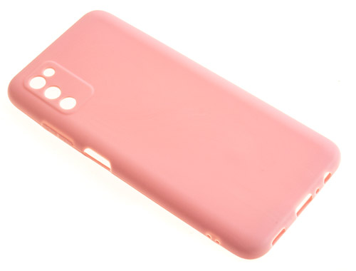 фото Силиконовый чехол tpu case для samsung a03s pink pc