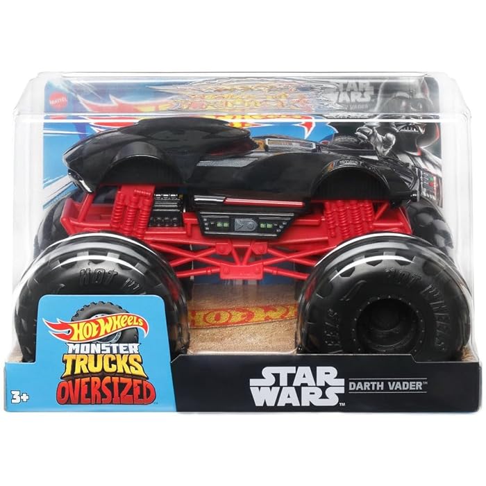 

Машинка Hot Wheels Star Wars Darth Vader HKM49, Черный;красный