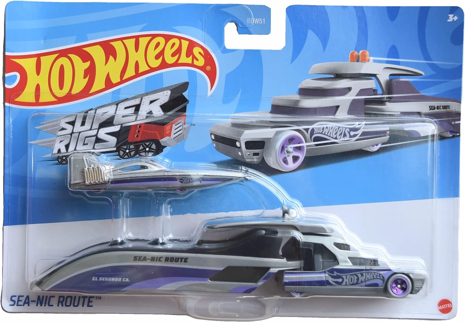 

Машинка Hot Wheels Sea-Nic Route HDT09, Серый