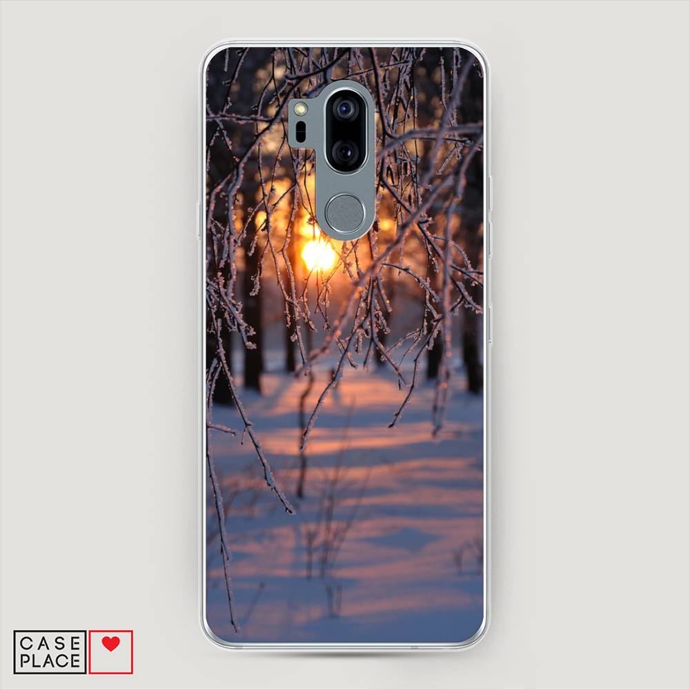 

Чехол на LG G7 ThinQ "Зима 7", Оранжевый;розовый;черный, 83450-2
