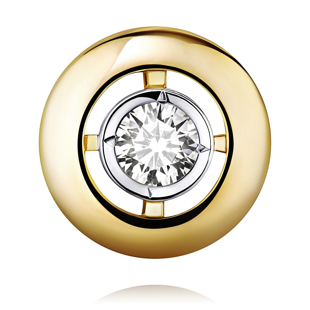 

Подвеска из желтого золота с бриллиантом ADAMAS 3456324/01-А55-41, 3456324/01-А55-41