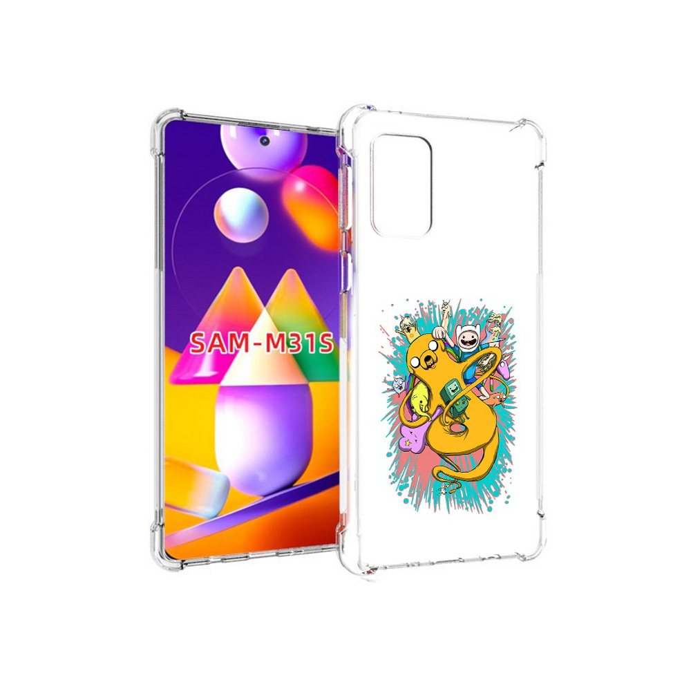 

Чехол MyPads Tocco для Samsung Galaxy M31s время приключений рисунок (PT152186.489.276), Прозрачный, Tocco