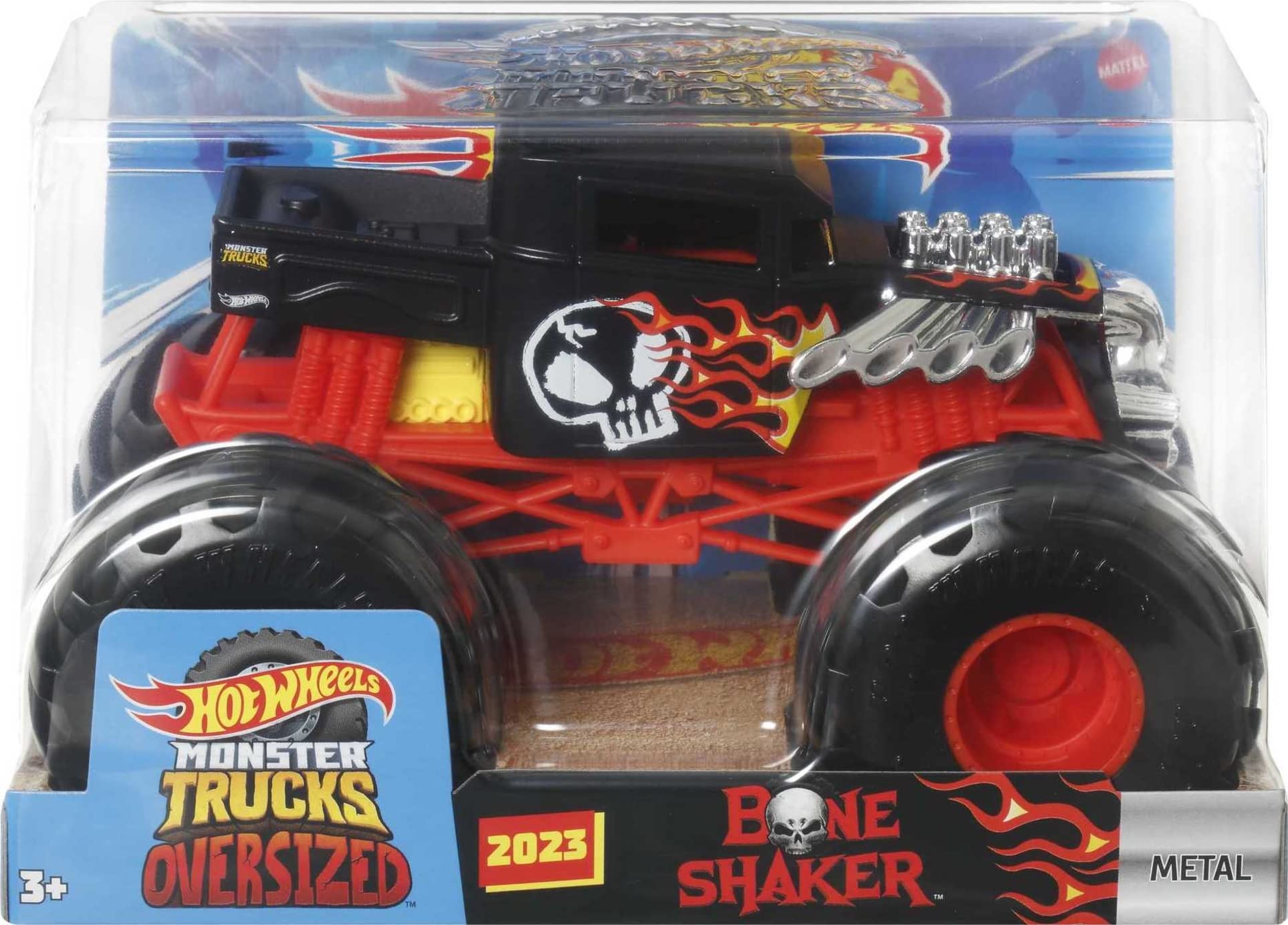 

Машинка Hot Wheels Monster Trucks Bone Shaker HNM40, Черный;красный