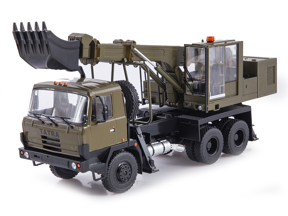 

Модель коллекционная АВТОИСТОРИЯ Tatra 815 UDS114A / татра экскаватор хаки