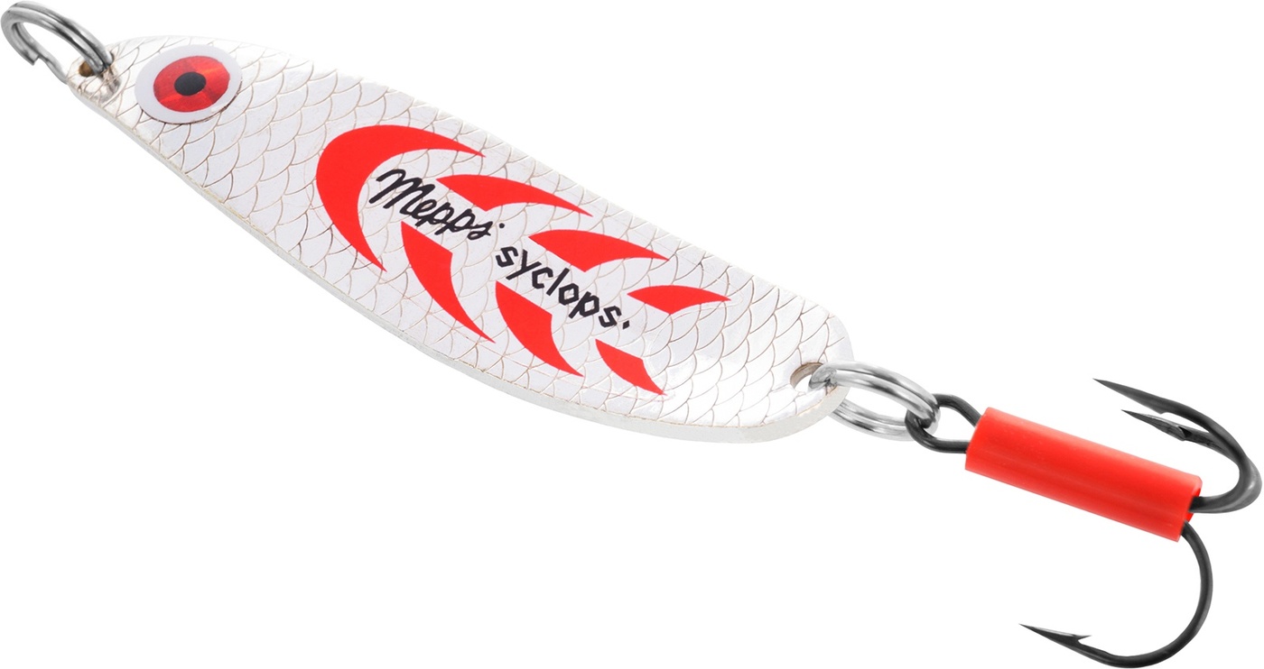 

Блесна Mepps Syclops №0 silver/red, Красный;серебристый, Syclops