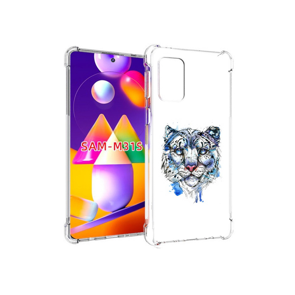 

Чехол MyPads Tocco для Samsung Galaxy M31s водяной тигр (PT152186.489.263), Прозрачный, Tocco