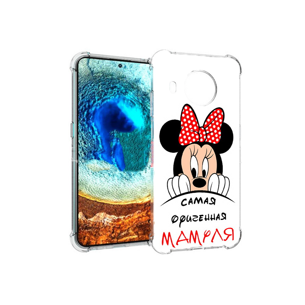 

Чехол MyPads Tocco для Nokia X20 Самая лучшая мамуля Мини Маус (PT159436.101.152), Прозрачный, Tocco