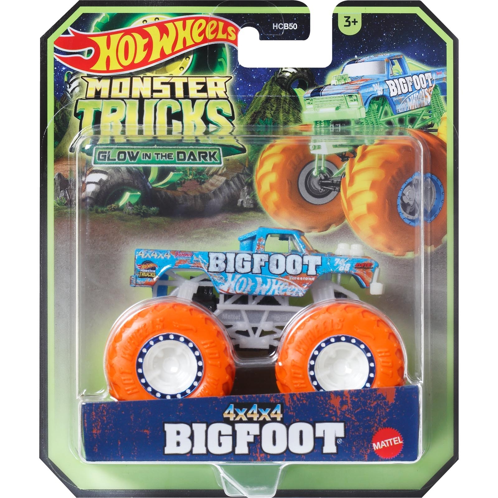 

Машинка Hot Wheels Bigfoot HWC88, Голубой;оранжевый