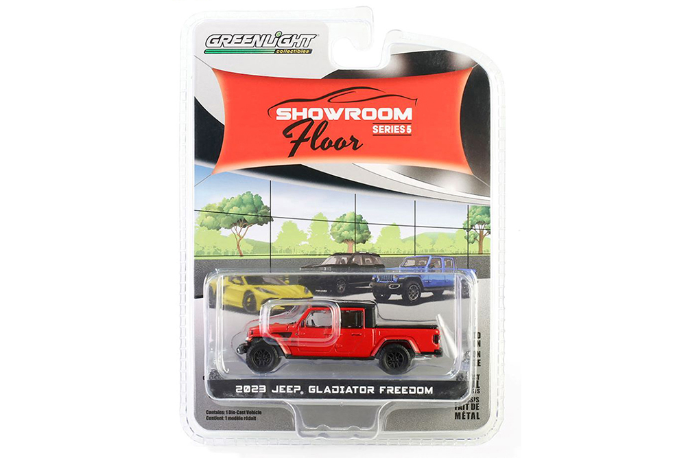 

Модель коллекционная GREENLIGHT Jeep gladiator 4X4 freedom 2023 firecracker red, Красный