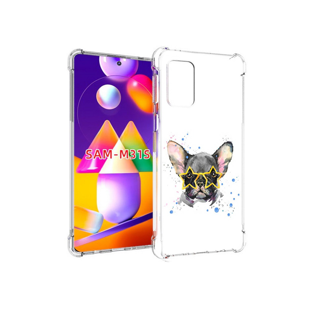 Чехол MyPads Tocco для Samsung Galaxy M31s буля в очках (PT152186.489.252)