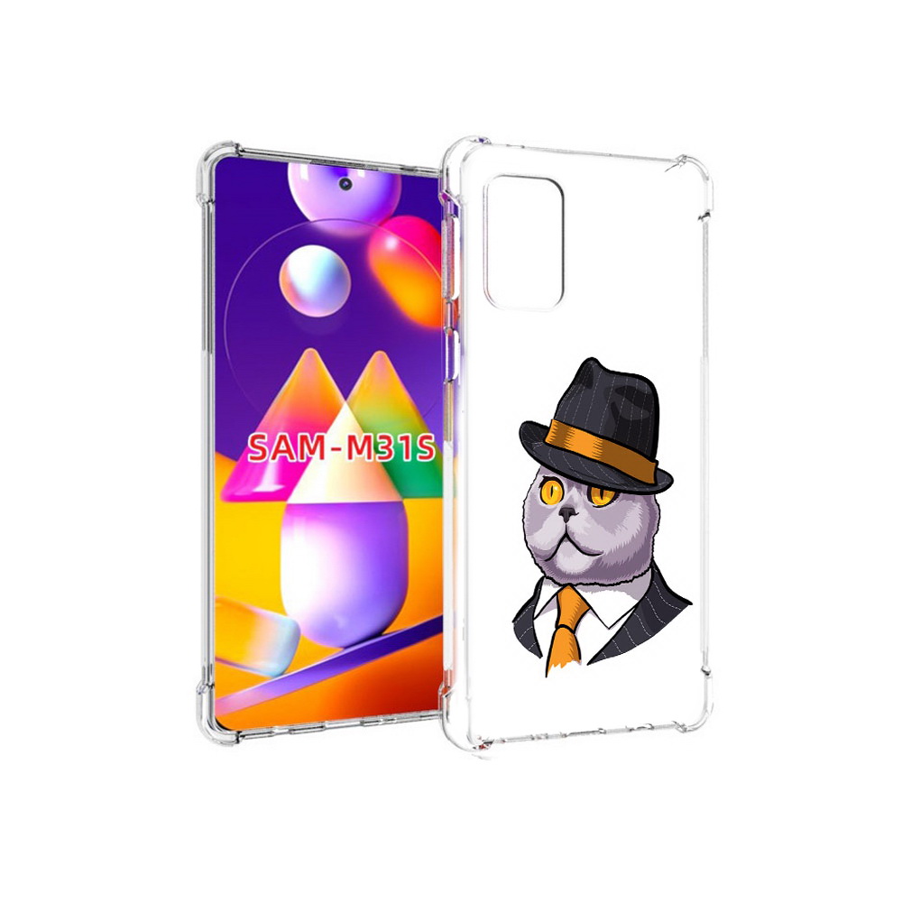 

Чехол MyPads Tocco для Samsung Galaxy M31s британец (PT152186.489.247), Прозрачный, Tocco
