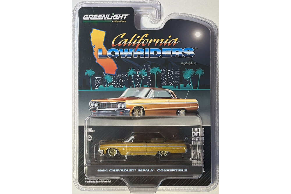

Модель коллекционная GREENLIGHT Chevrolet impala convertible 1964 gold, Золотистый