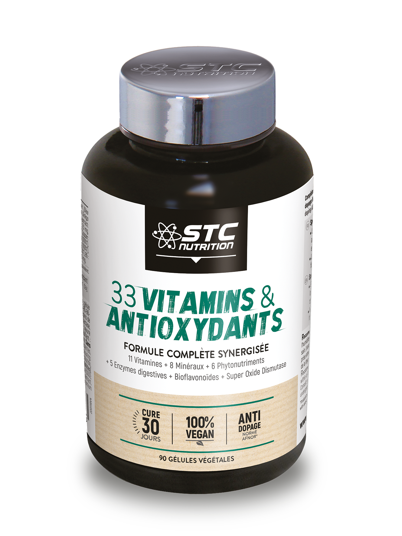 Купить Витамины STC 33 Vitamins et anti-oxydants витамины и минералы капсулы 90 шт, STC Nutrition
