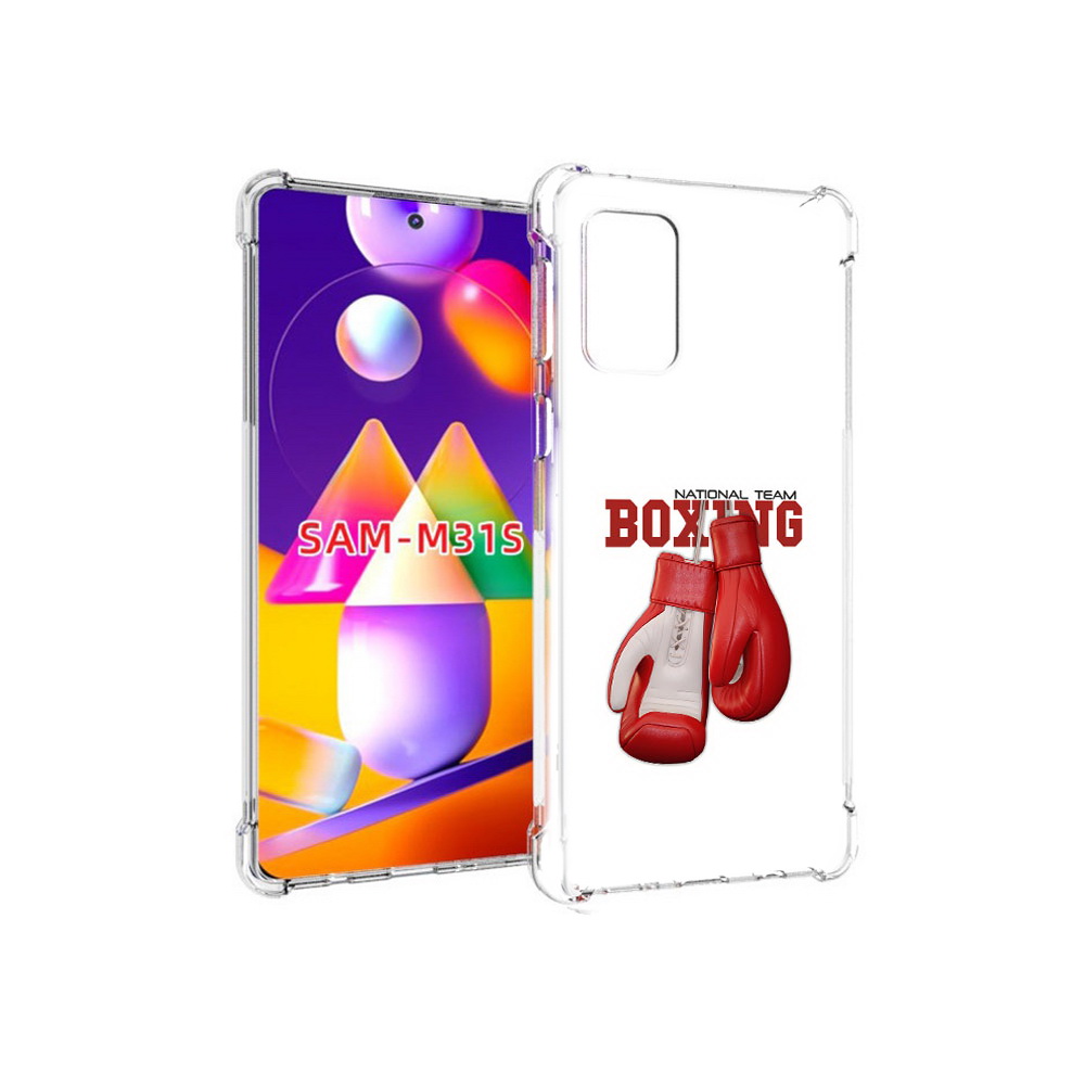

Чехол MyPads Tocco для Samsung Galaxy M31s боксерские перчатки (PT152186.489.244), Прозрачный, Tocco