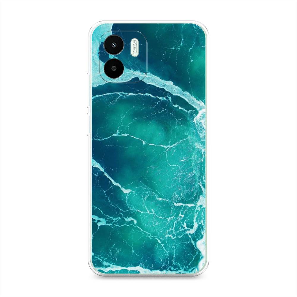 

Чехол Awog на Redmi A1 / Редми A1 "Изумрудный океан", Голубой;синий