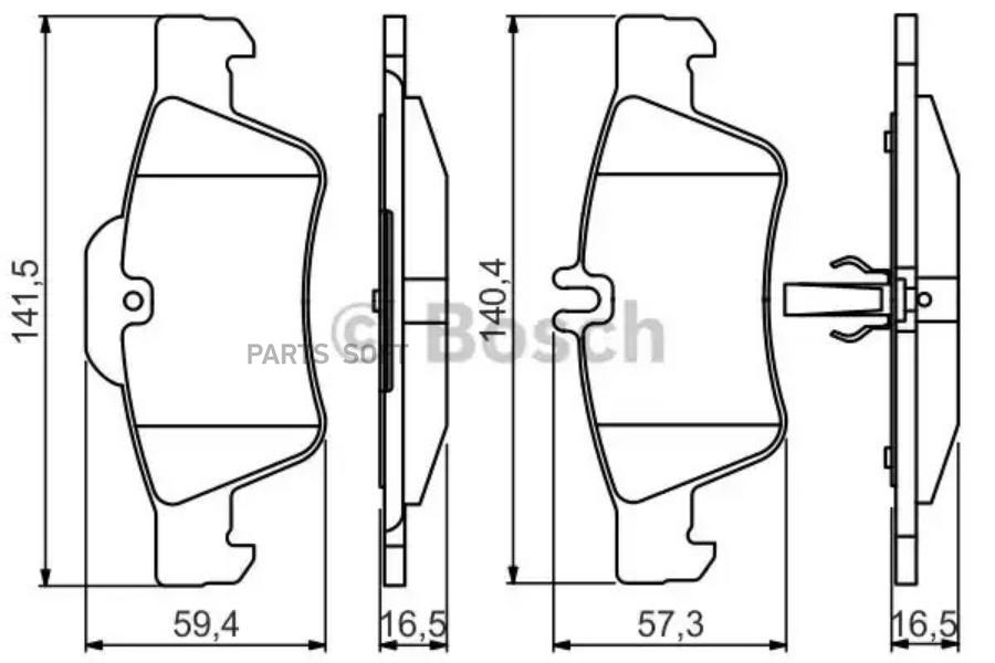 

Тормозные колодки Bosch 0986495248