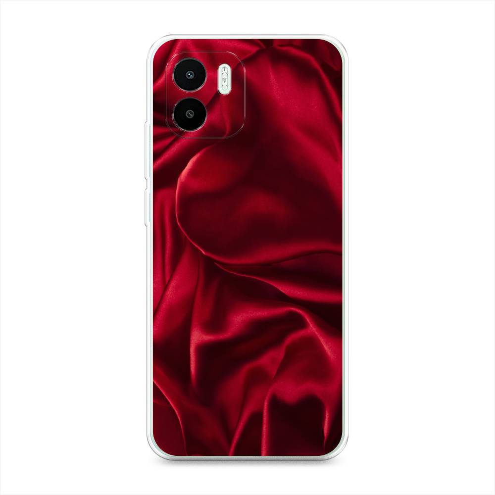 

Чехол Awog на Redmi A1 / Редми A1 "Текстура красный шелк"