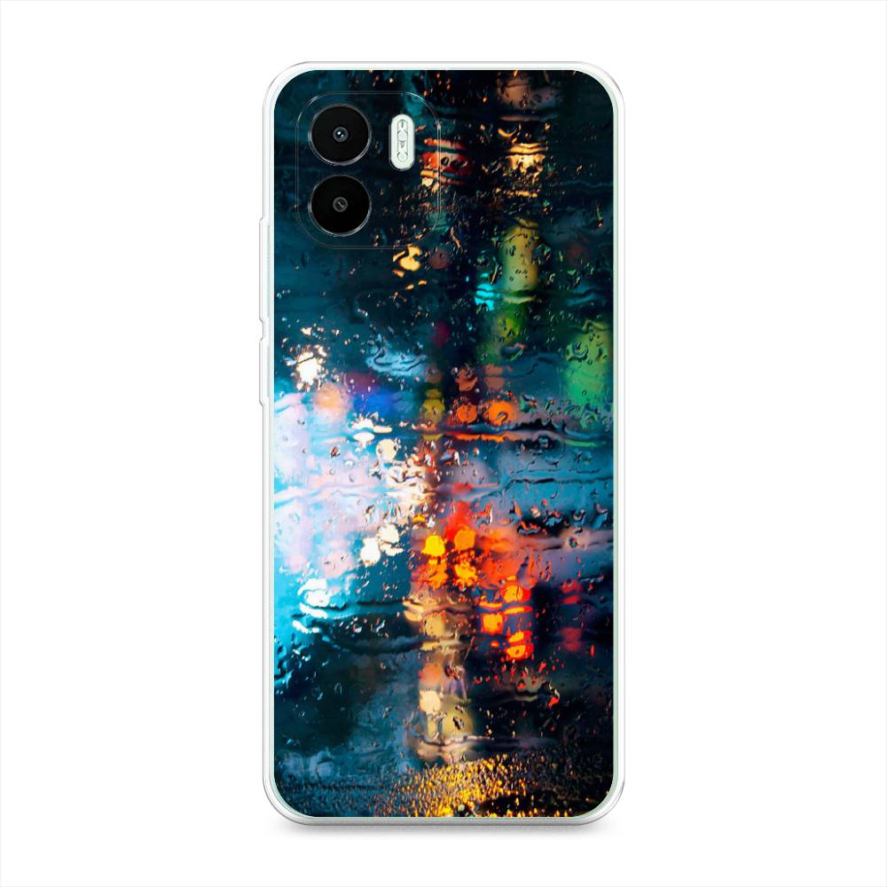 

Чехол Awog на Redmi A1 / Редми A1 "Абстракция 28", Голубой