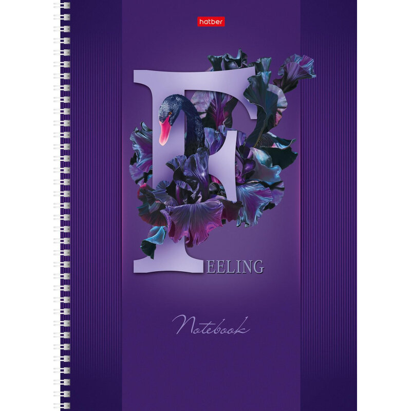 

Бизнес-тетрадь А4,96л,кл,греб,тв.обл,глянц.лам,Beautiful birds,в асс.059100, 1596417