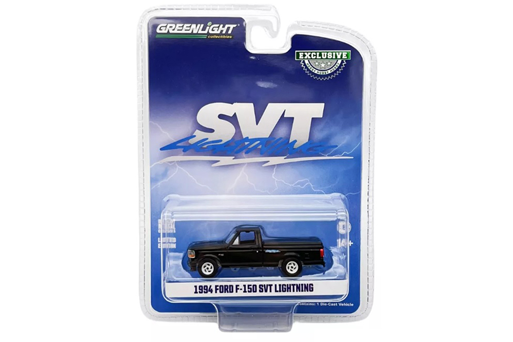 

Модель коллекционная GREENLIGHT Ford F-150 svt lightning пикап 1994 black
