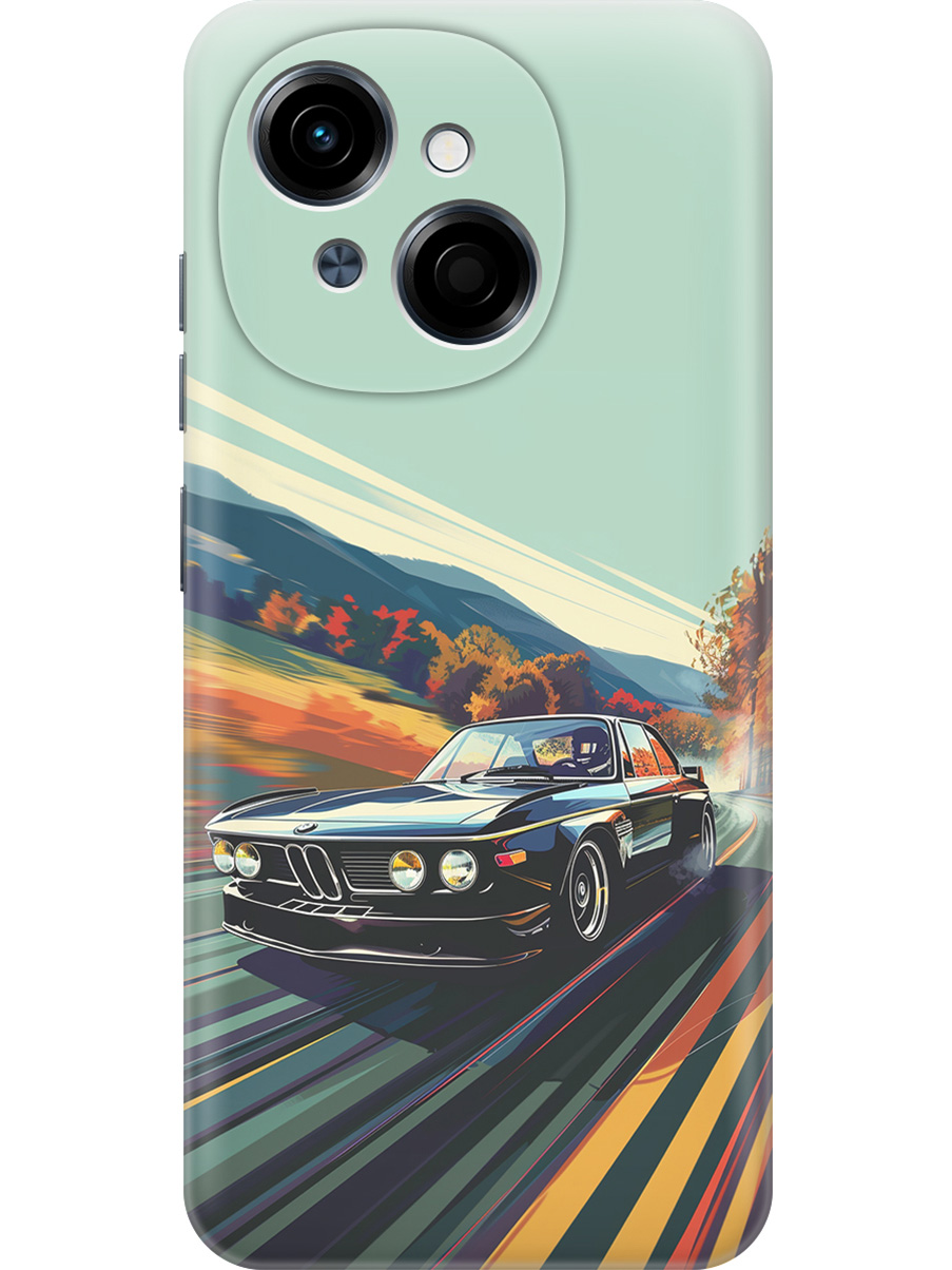 

Силиконовый чехол на Tecno Spark Go 1 / Pop 9 с принтом "Гоночный BMW", Прозрачный;оранжевый;черный, 786716985