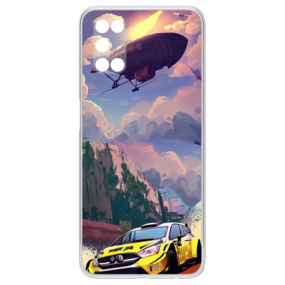 

Чехол-накладка Krutoff Clear Case Гонка для Oppo A92