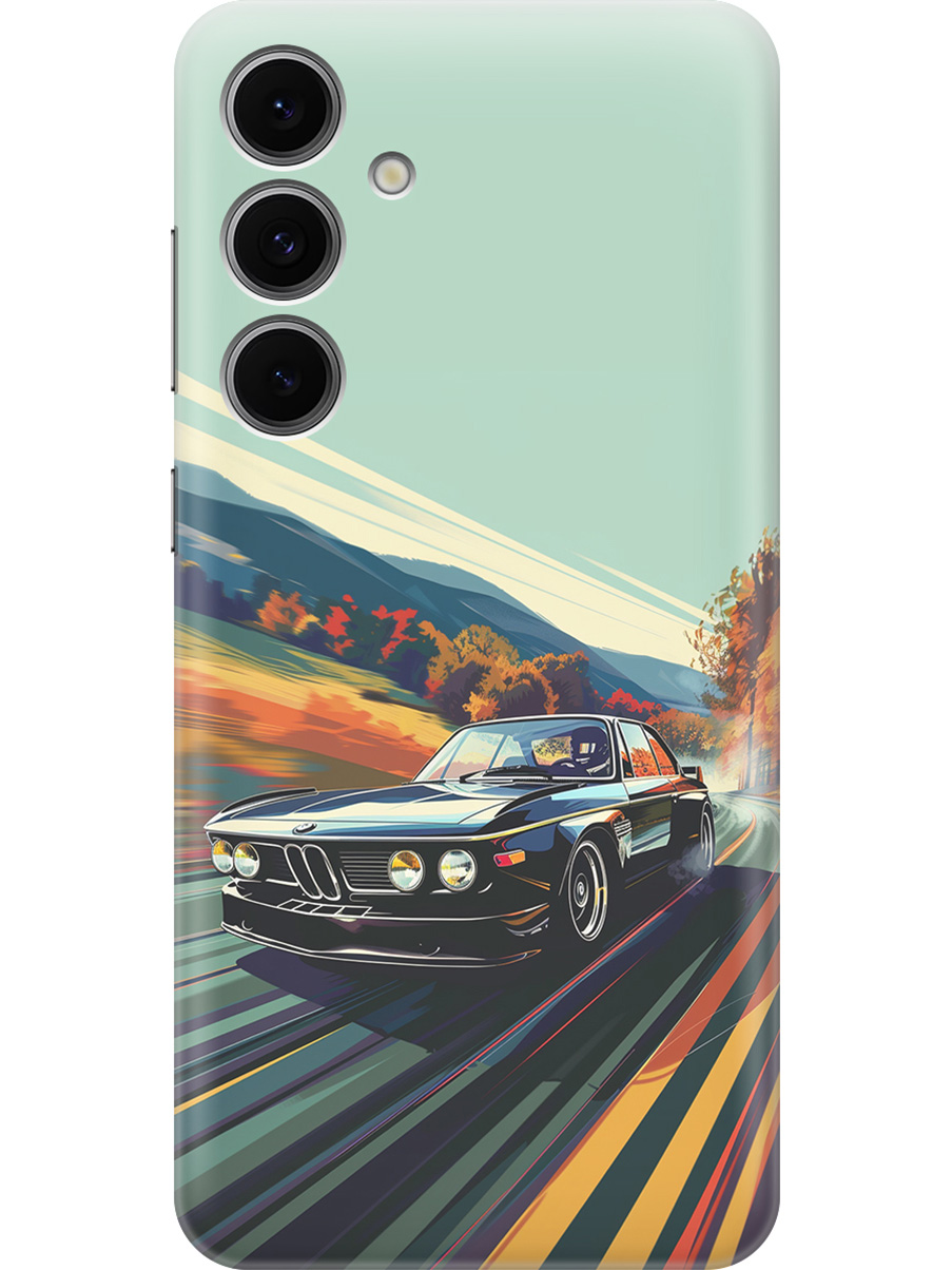 

Силиконовый чехол на Samsung Galaxy S24 FE с принтом "Гоночный BMW", Прозрачный;оранжевый;черный, 786718185