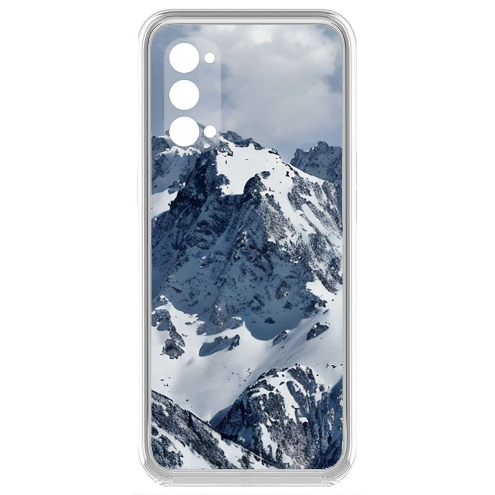 

Чехол-накладка Krutoff Clear Case Горы для Oppo Reno4 Pro 5G, Прозрачный