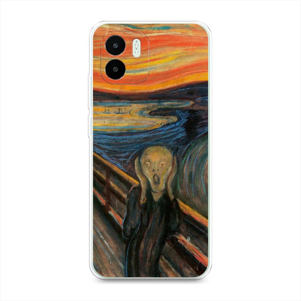 

Чехол Awog на Redmi A1 / Редми A1 "Крик", Оранжевый;синий;серый