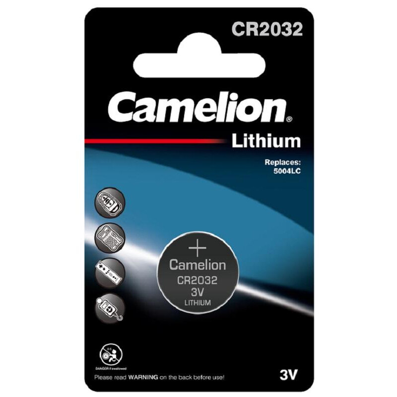 

Батарейки Camelion CR2032 BL-1 (CR2032-BP1, литиевая,3V)
