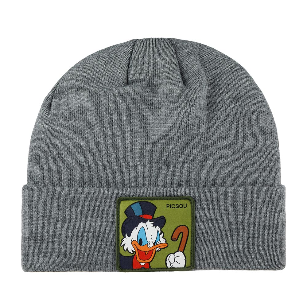 Шапка бини унисекс CAPSLAB CL/DIS/1/BON/SCR2 Disney Scrooge McDuck серая, one size