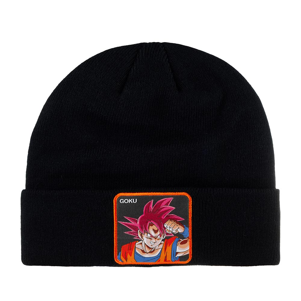 Шапка бини унисекс CAPSLAB CL/DBS/1/BON/TGO1 Dragon Ball Goku черная, one size