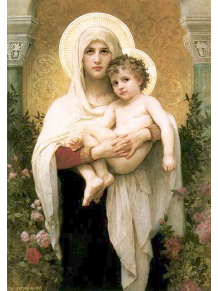 

Постер DRABS A3 Бугеро Адольф Вильям The Madonna of the Roses