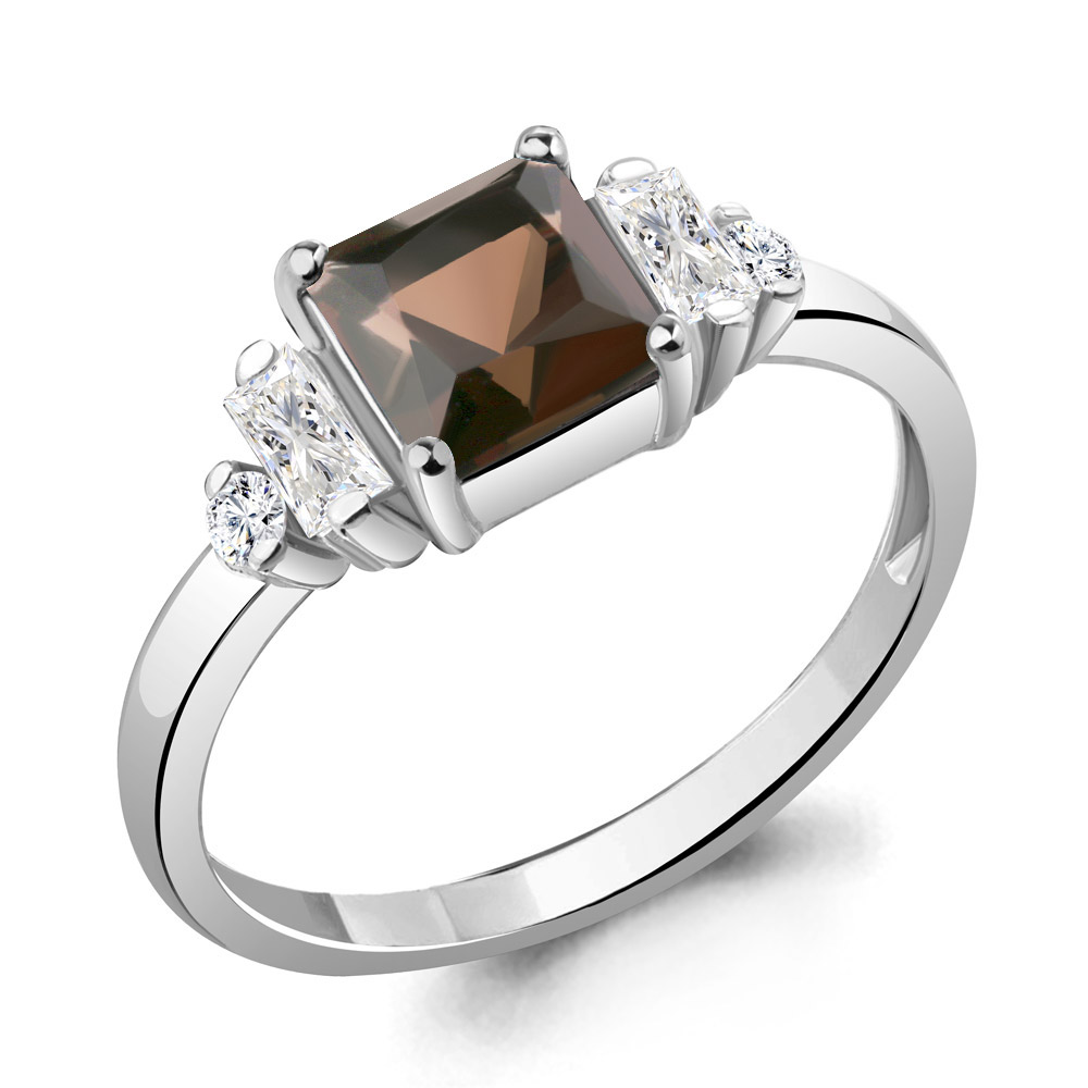 

Кольцо из серебра с кварцем Aquamarine Aquamarine 6726701А_925_р р, 6726701А_925_р
