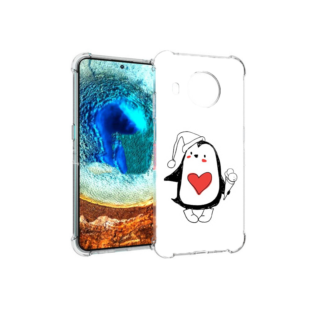 

Чехол MyPads Tocco для Nokia X20 Пингвин с мороженым (PT159436.101.135), Прозрачный, Tocco