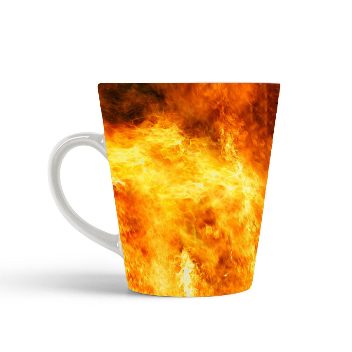 

Кружка-латте CoolPodarok Абстракция в пламени