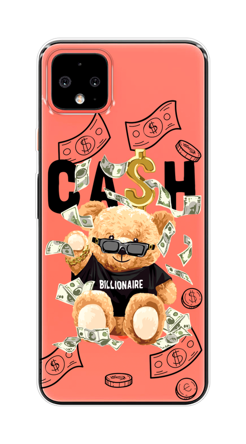 

Чехол на Google Pixel 4 XL "Big cash", Черный;серый;бежевый, 270550-6