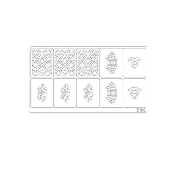 

Трафареты для аэрографии Freedecor T39, Черный