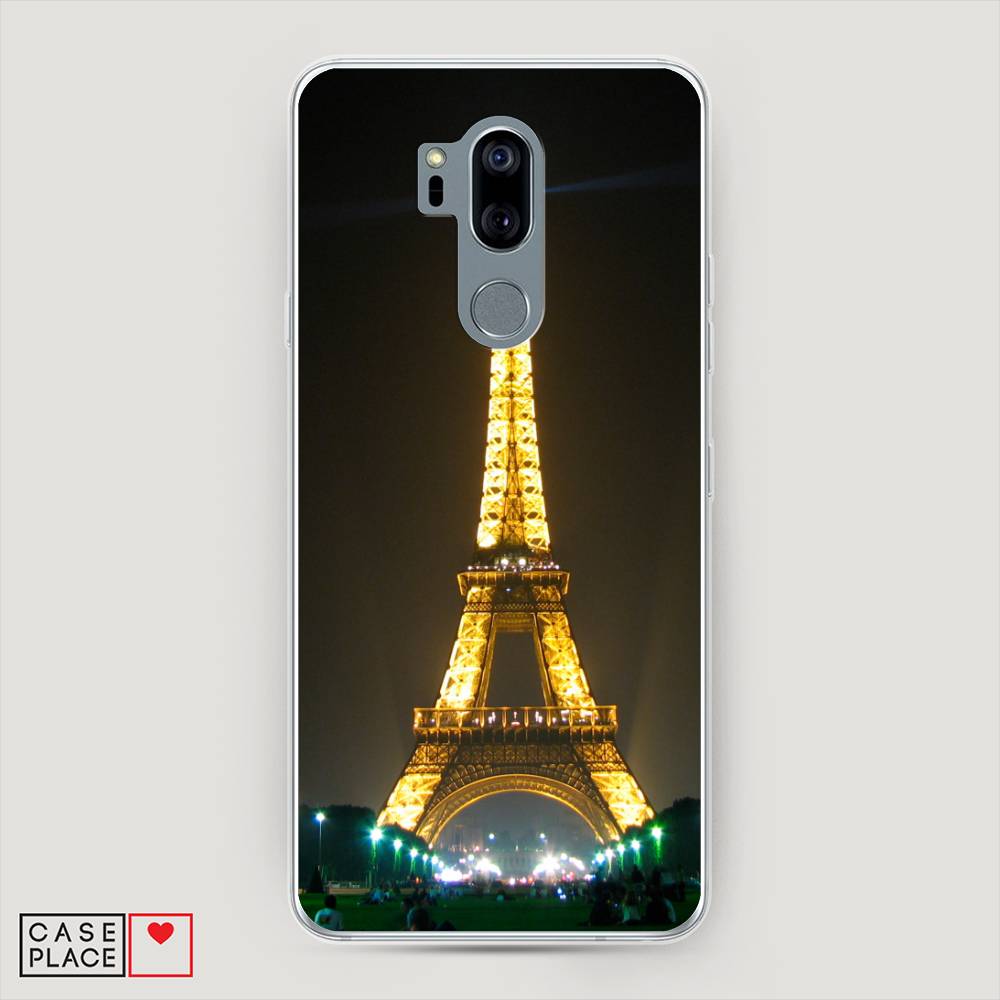 

Чехол на LG G7 ThinQ "Париж 2", Желтый;серый, 83450-2
