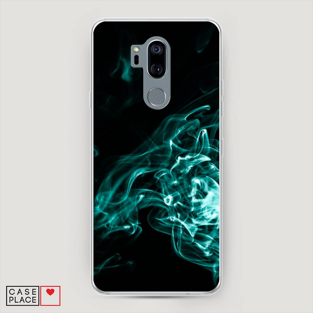 

Чехол на LG G7 ThinQ "Дым", Голубой;черный, 83450-3