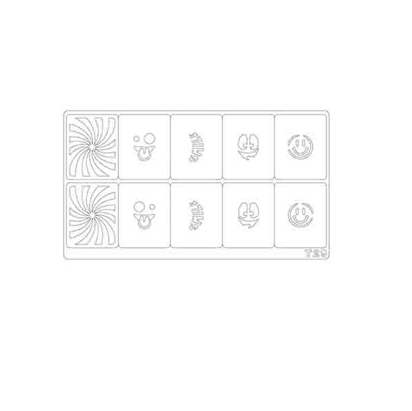 

Трафареты для аэрографии Freedecor T29