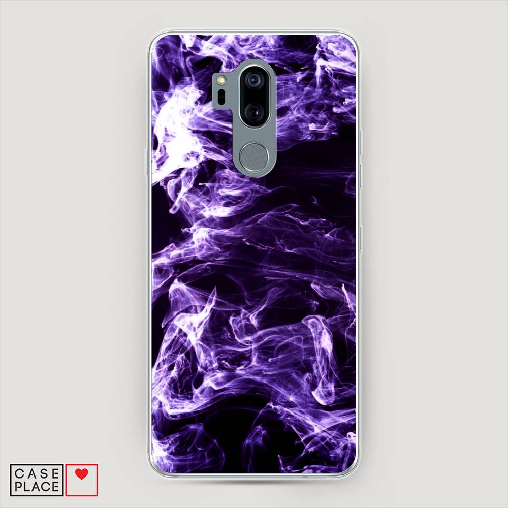 

Чехол на LG G7 ThinQ "Фиолетовый дым", Фиолетовый;белый;черный, 83450-3